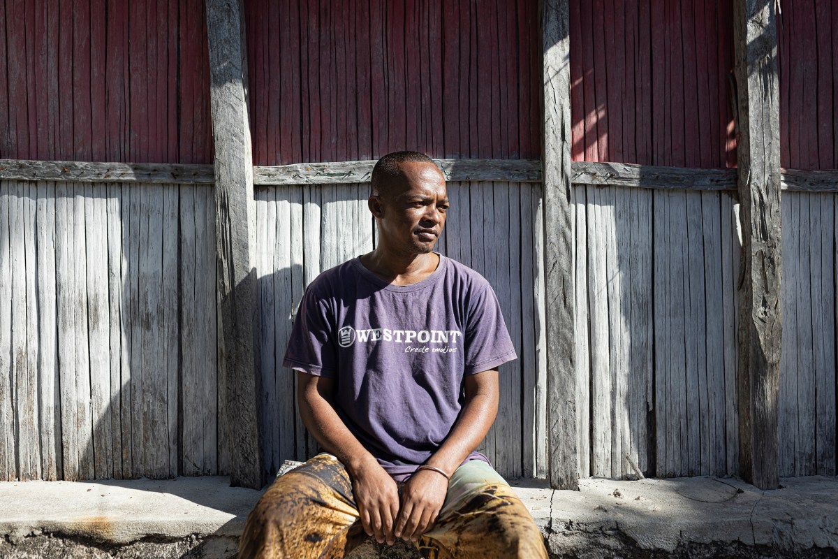 Fisherman Olivier Randimbisoa, 40, poses for a portrait in Fort-Dauphin, Madagascar, on July 9, 2023.